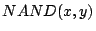 $NAND(x,y)$