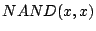 $NAND(x,x)$