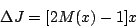 \begin{displaymath}
\Delta J=[2M(x)-1]x
\end{displaymath}